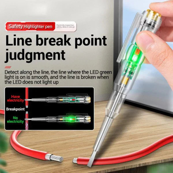 Mini LED Voltage Tester Pen, Find line break Point