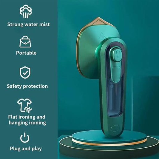 Portable Handheld Steam Iron, 180° Rotatable