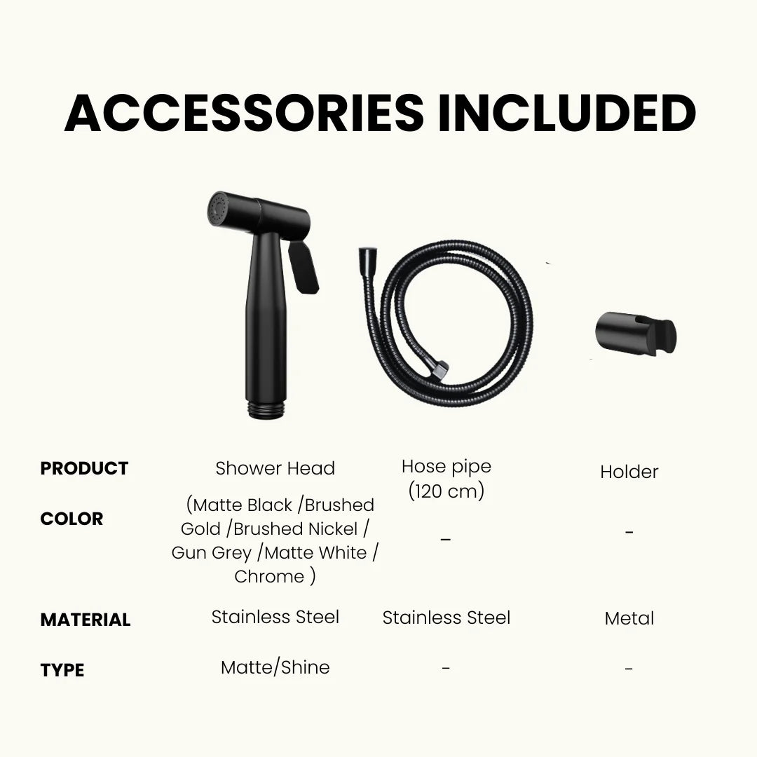Stainless Steel Muslim Shower Set | Premium Quality