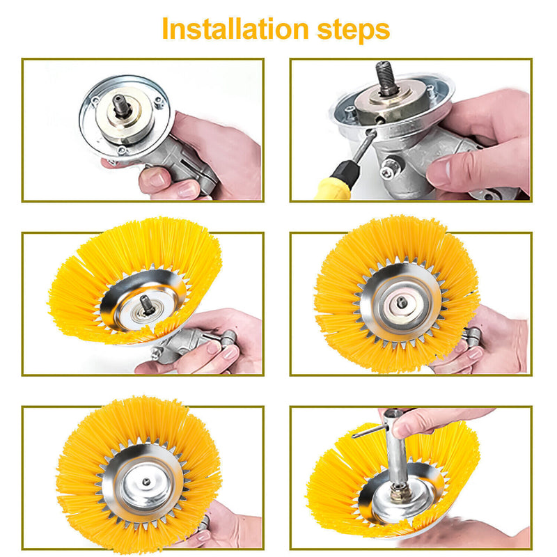 Weed Brush Mower Head 25.4x200mm 8 Inch For Stihl Brushcutter Brush Cutter