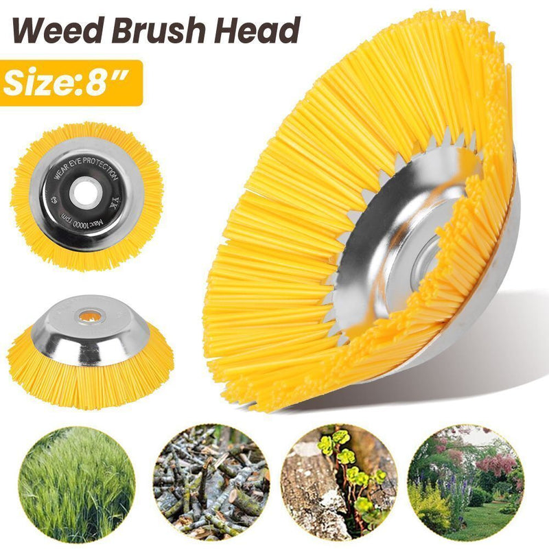 Weed Brush Mower Head 25.4x200mm 8 Inch For Stihl Brushcutter Brush Cutter