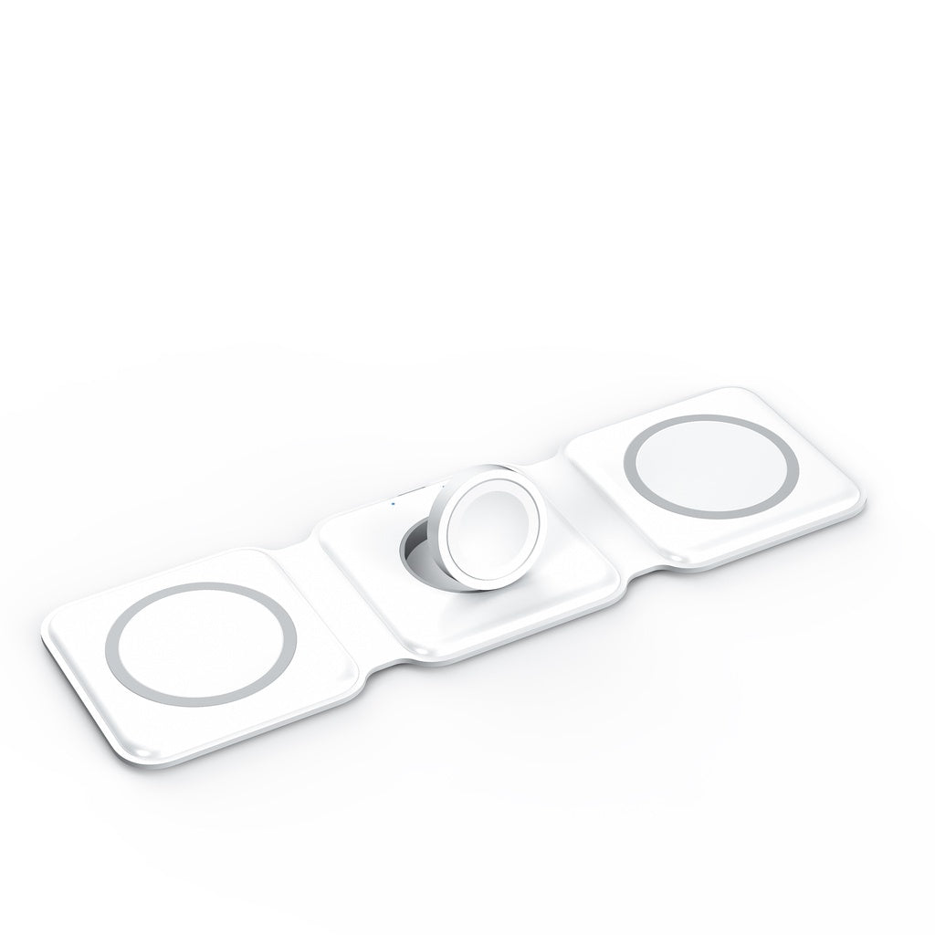 3-in-1 Foldable Magnetic Wireless Charger – 15W