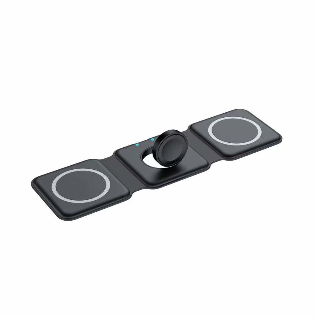 3-in-1 Foldable Magnetic Wireless Charger – 15W
