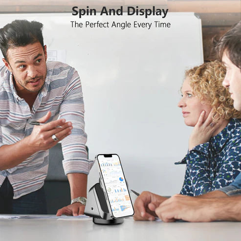 Justlink 3 In1 Magnetic Wireless Charging  Station for iPhone Samsung Phone Air Pods Watch