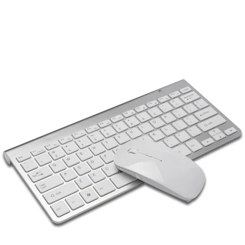 Ultra‑Slim Wireless Keyboard & Mouse Combo – Silent, Rechargeable & Portable for Office, Laptop & Smart TV